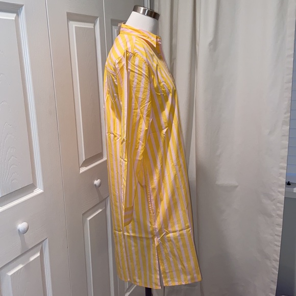 🎉HP🎉 J.Crew Button-up shirtdress in stripe - Picture 5 of 10